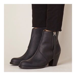 ACNE Pistol boots, matte black leather, 39